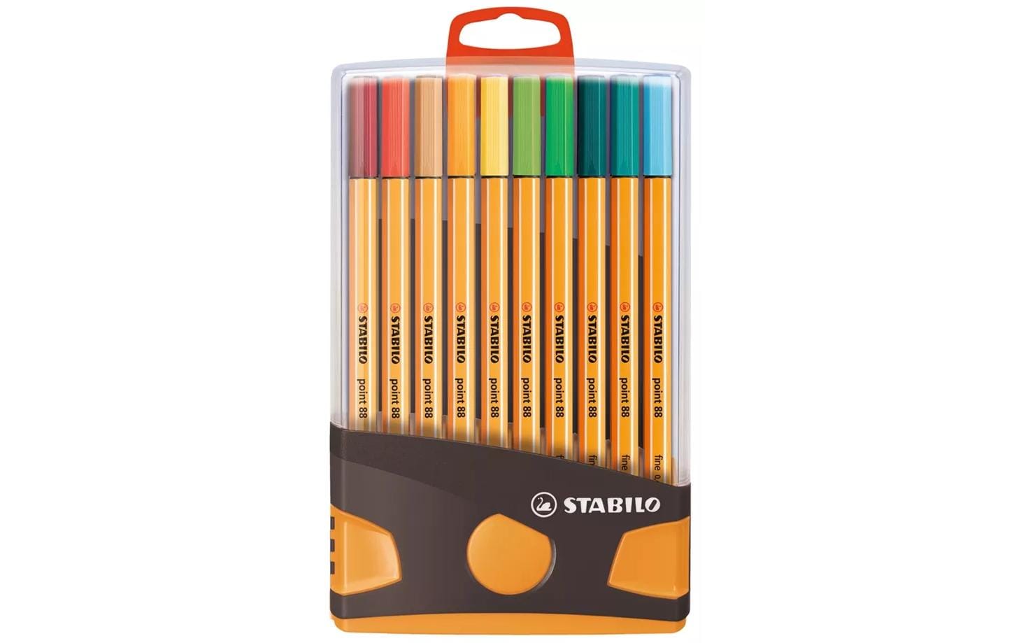 STABILO point 88 Fineliner Etui – 20 Stk., 0,4 mm, 20 Farben, ColorParad