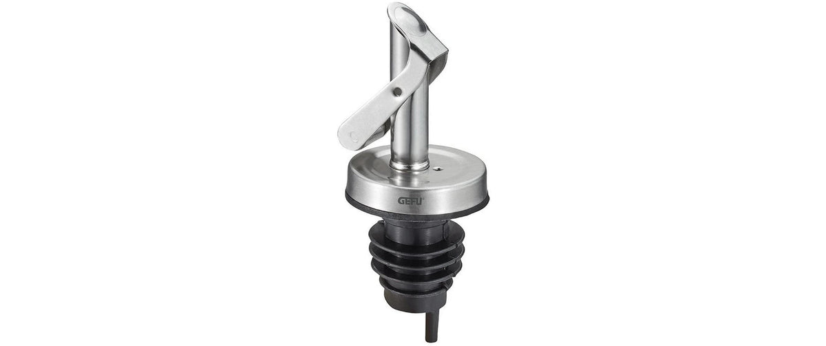 Gefu Flaschenverschluss SEESAW – 3,3 × 3,3 × 8,3 cm, Edelstahl/Kunststoff, spülmaschinenfest