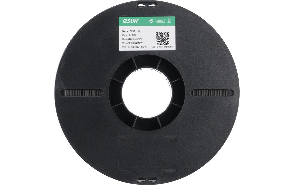 Esun 3D-Drucker-Filament Hyper PEBA 1,75 mm Schwarz, 0,8 kg