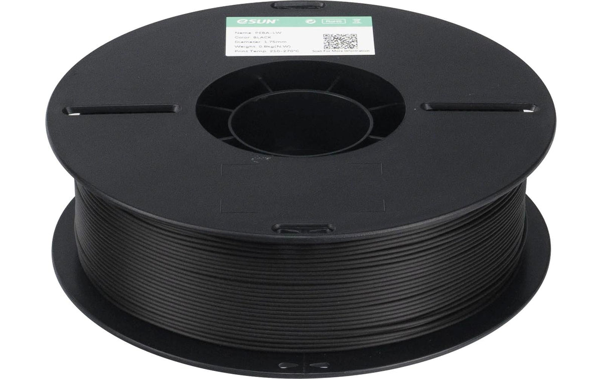 Esun 3D-Drucker-Filament Hyper PEBA 1,75 mm Schwarz, 0,8 kg