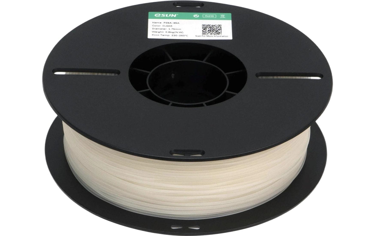 Esun 3D-Drucker-Filament Hyper PEBA 1,75 mm Transparent, 0,8 kg
