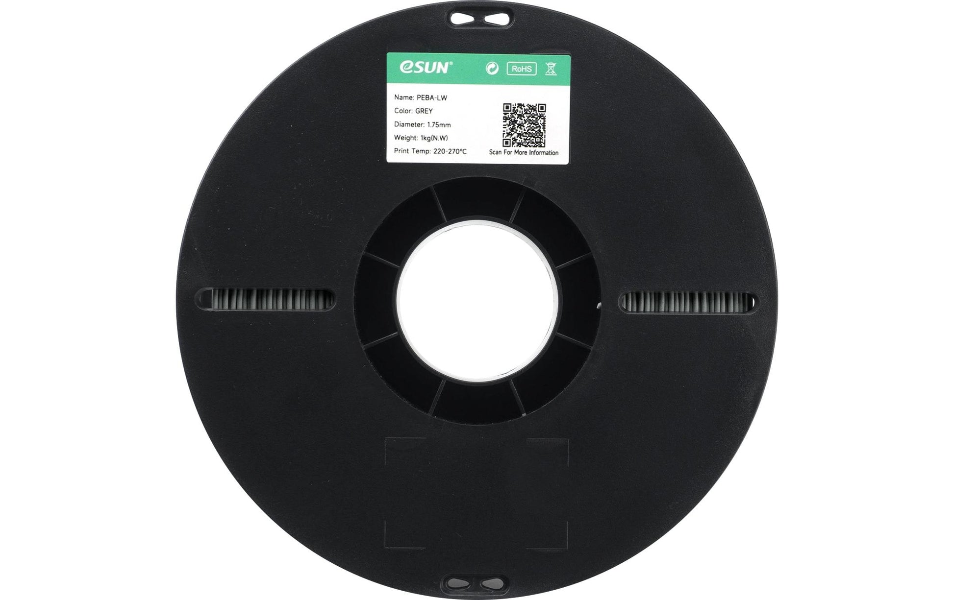 Esun 3D-Drucker-Filament Hyper PEBA 1,75 mm Grau, 0,8 kg