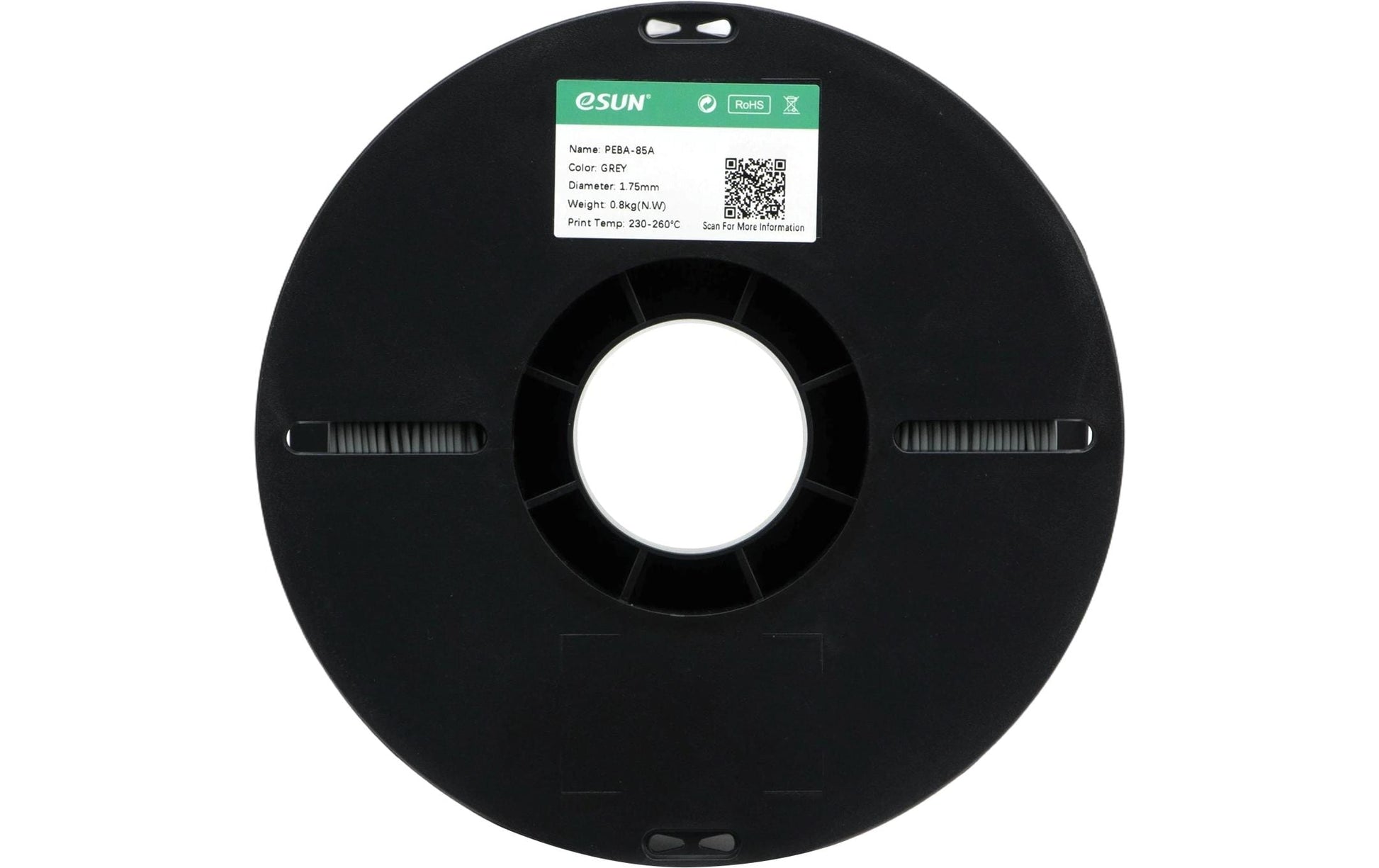 Esun 3D-Drucker-Filament Hyper PEBA 1,75 mm Grau, 0,8 kg
