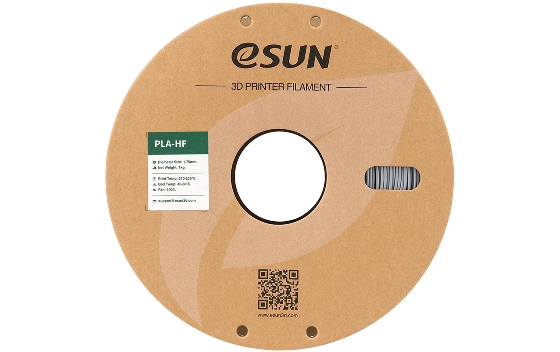 Esun 3D-Drucker-Filament Hyper PLA 1,75 mm Grau, 1 kg