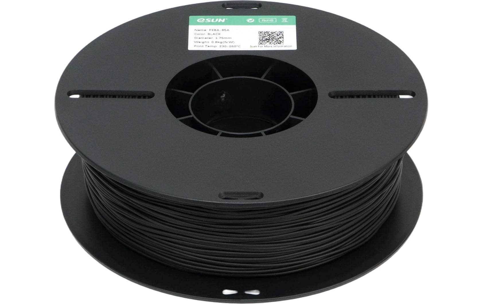 Esun 3D-Drucker-Filament Hyper PEBA 1,75 mm Schwarz, 800 g