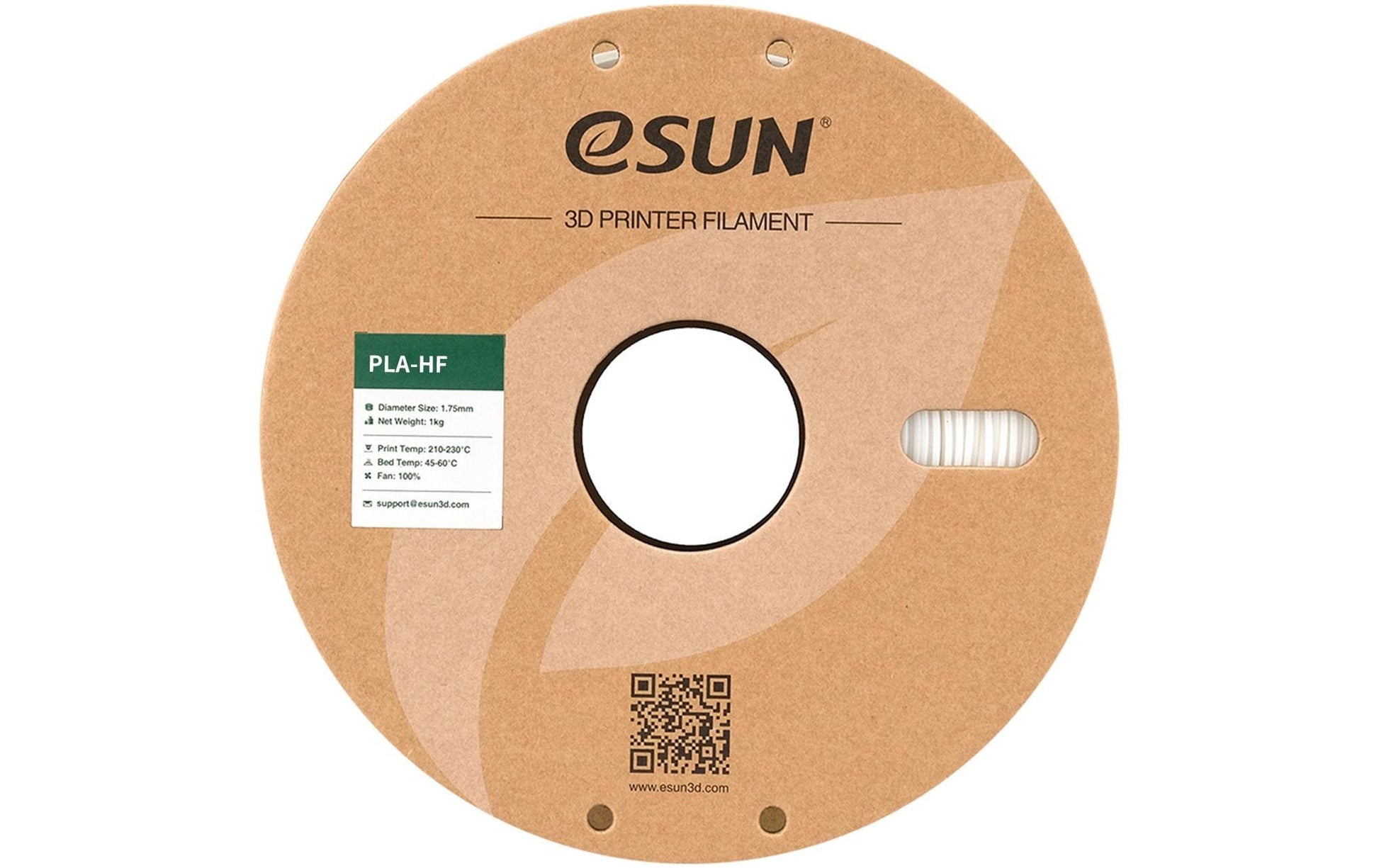 Esun 3D-Drucker-Filament Hyper PLA 1,75 mm Weiss, 1 kg