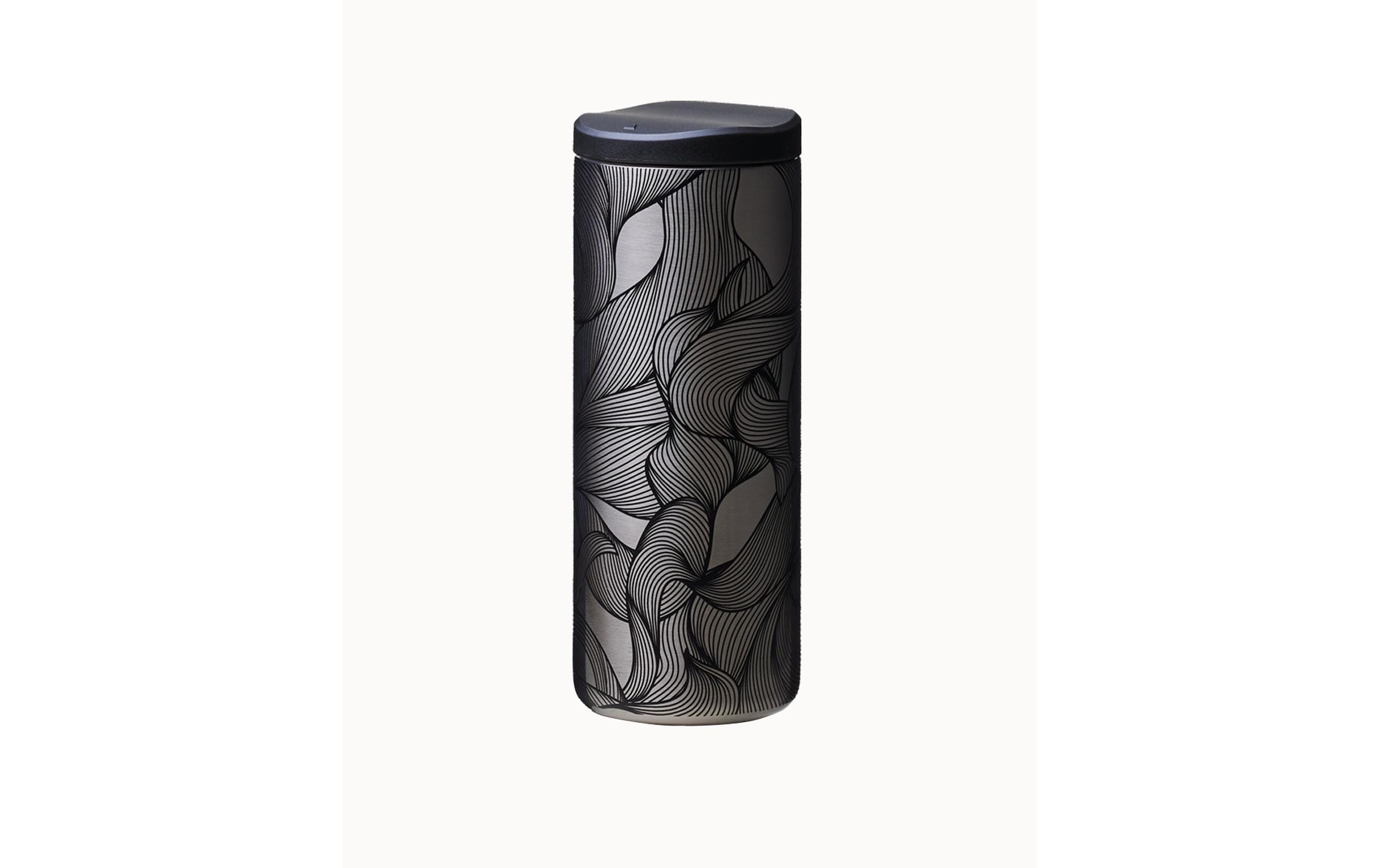 bioloco Neo Thermobecher 350 ml – doppelwandig, Edelstahl, schwarz