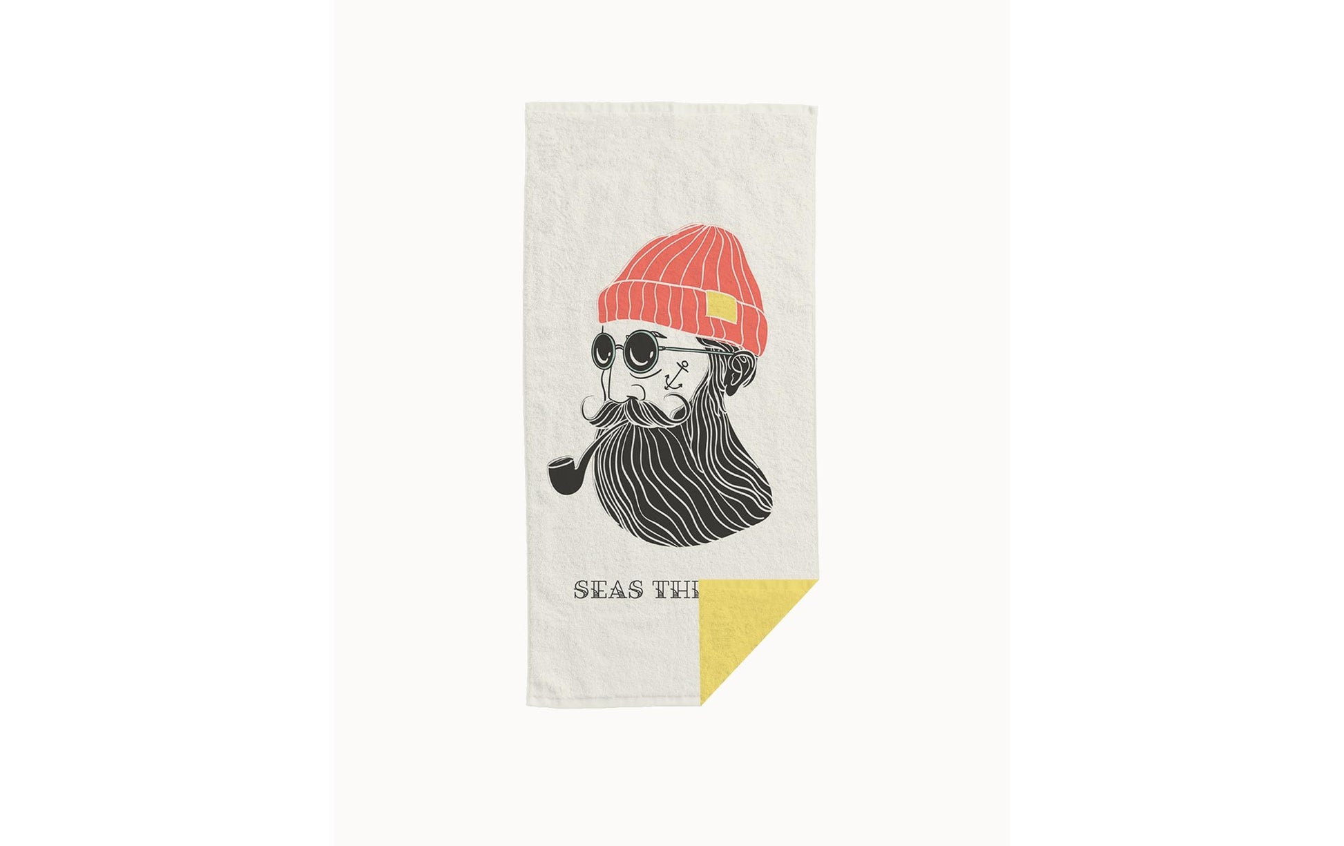 Chic-mic Strandtuch – 90 × 180 cm, Mehrfarbig, Baumwolle