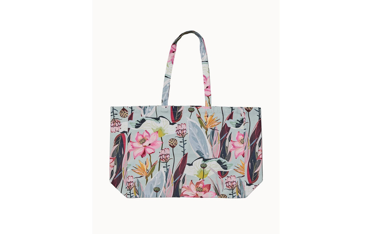 Chic-mic Chic Mic – Stofftasche, Baumwolle, Motiv Botanic Garden, 480×420×140 mm, GOTS