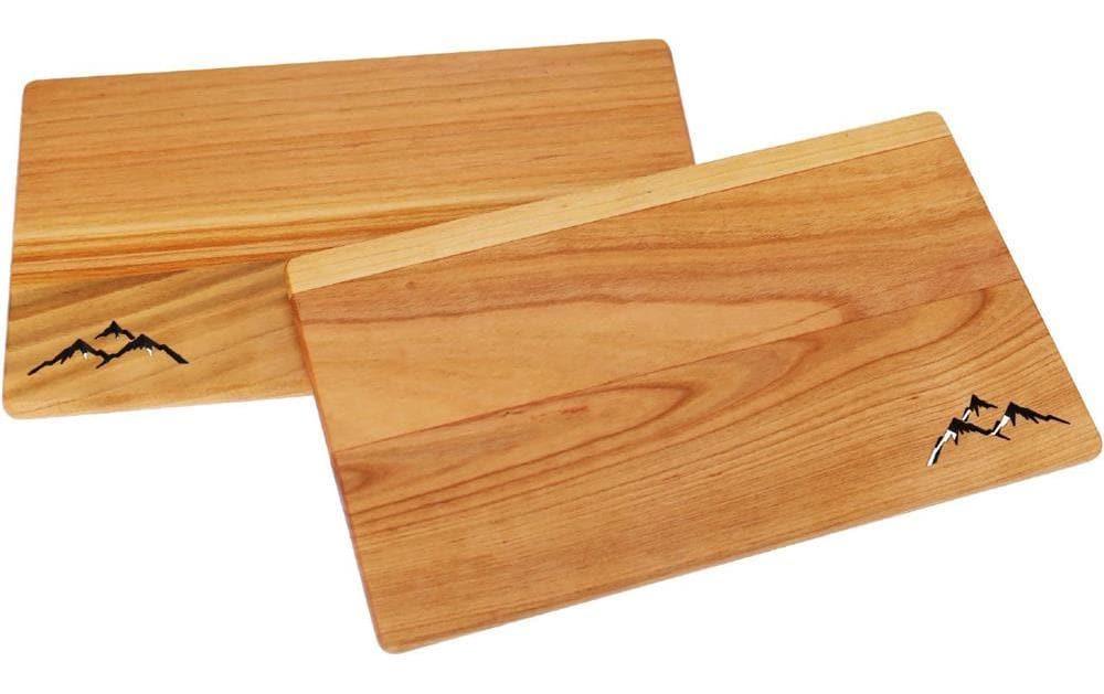 Creanorm Schneidebrett 15 × 26 × 1 cm, Kirschholz, geölt, braun