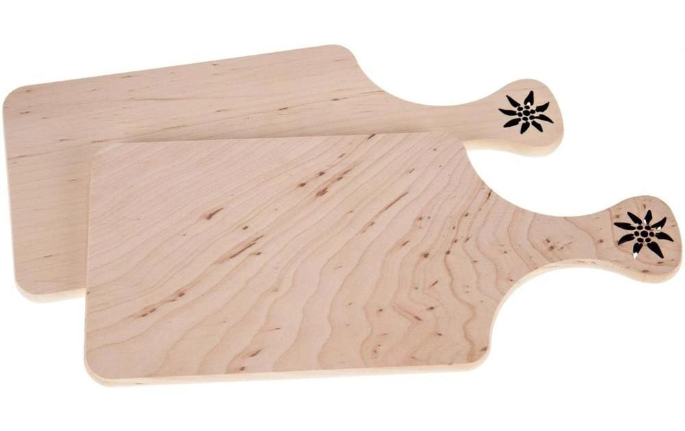 Creanorm Edelweiss – Schneidebrett 14 × 32 × 1,2 cm, Erle (FSC), geölt, braun