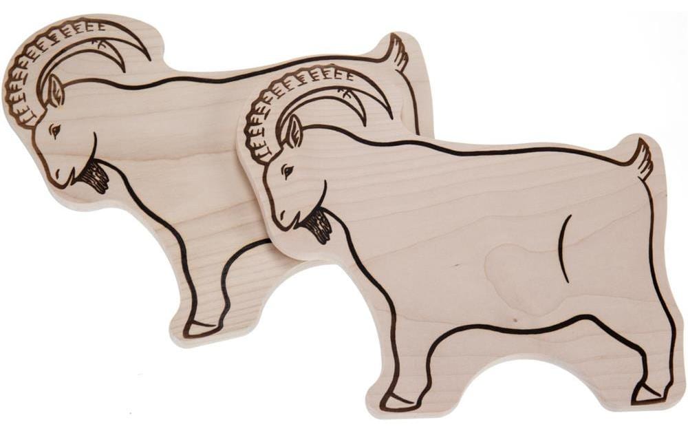 Creanorm Schneidebrett 18 × 25 × 1,2 cm, Ahorn (FSC), weiss