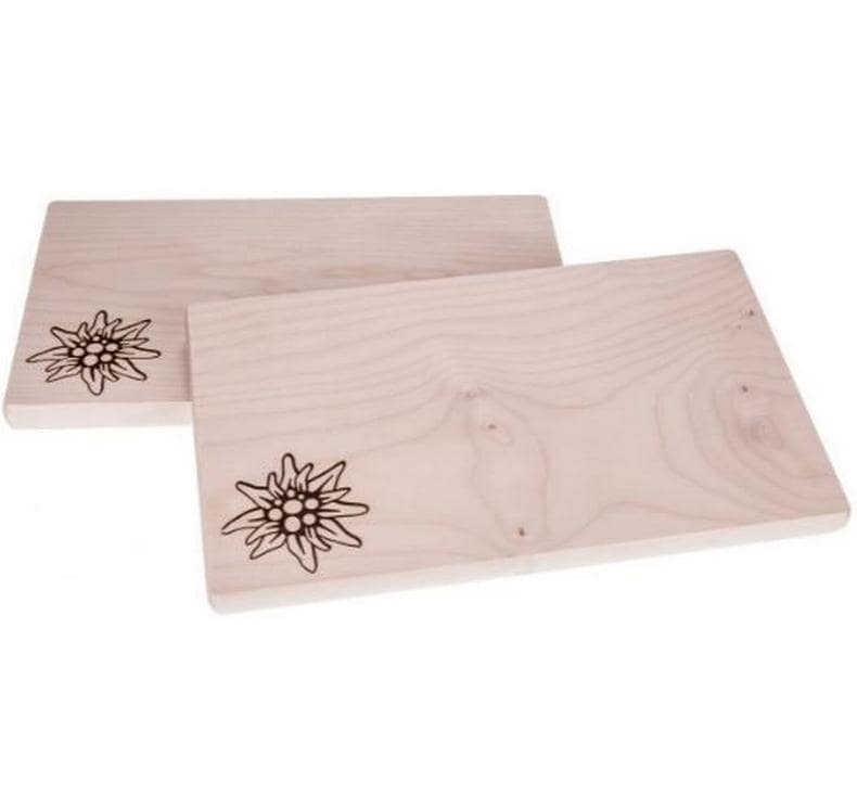 Creanorm Edelweiss – Schneidebrett 15 × 26 × 1,5 cm, Ahorn, weiss