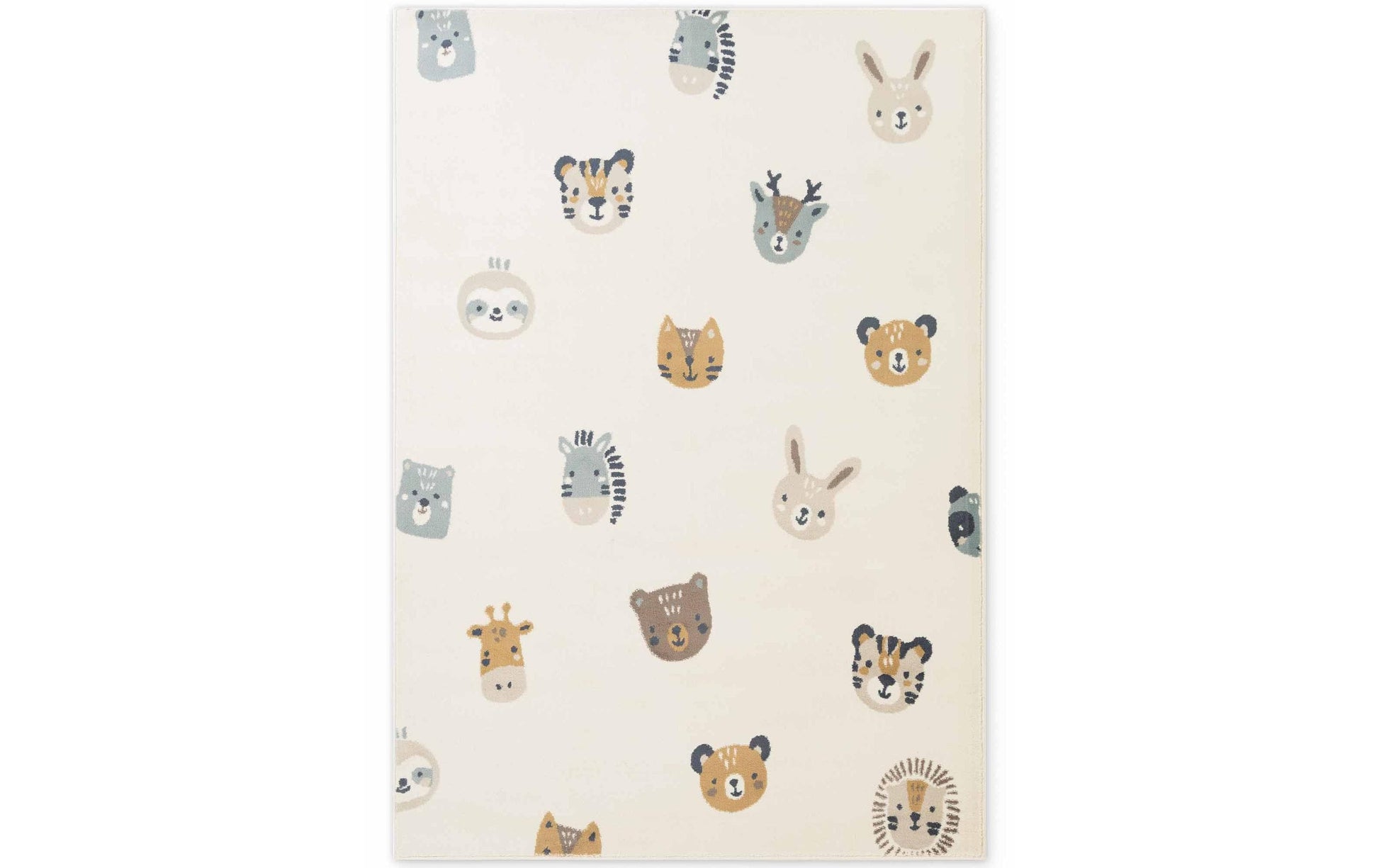 Hanse Home Kinderteppich Tiny Zoo – 160 × 235 cm, Mehrfarbig, Polypropylen