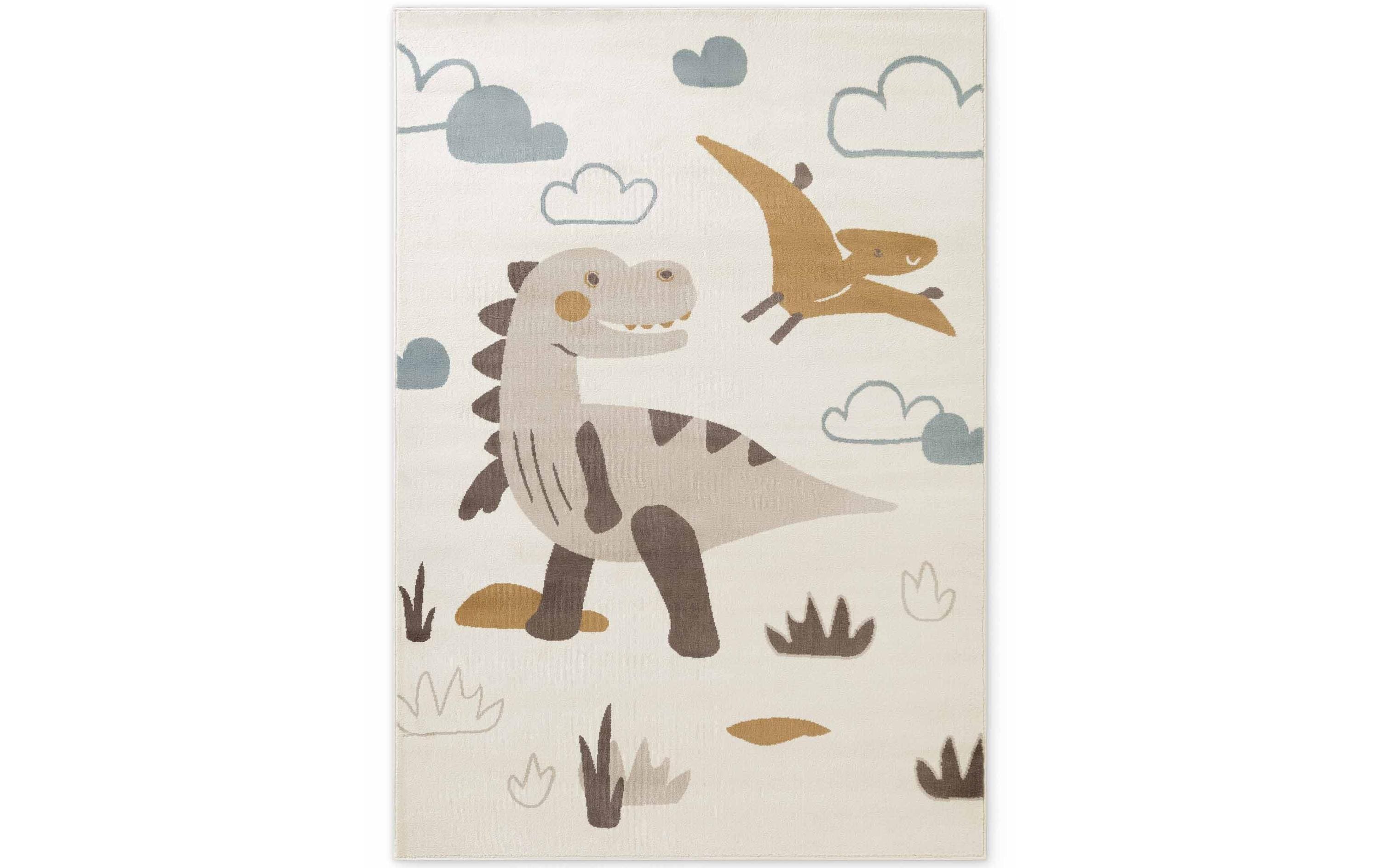 Hanse Home Spielteppich Dino – 160 × 235 cm, Creme, Polypropylen