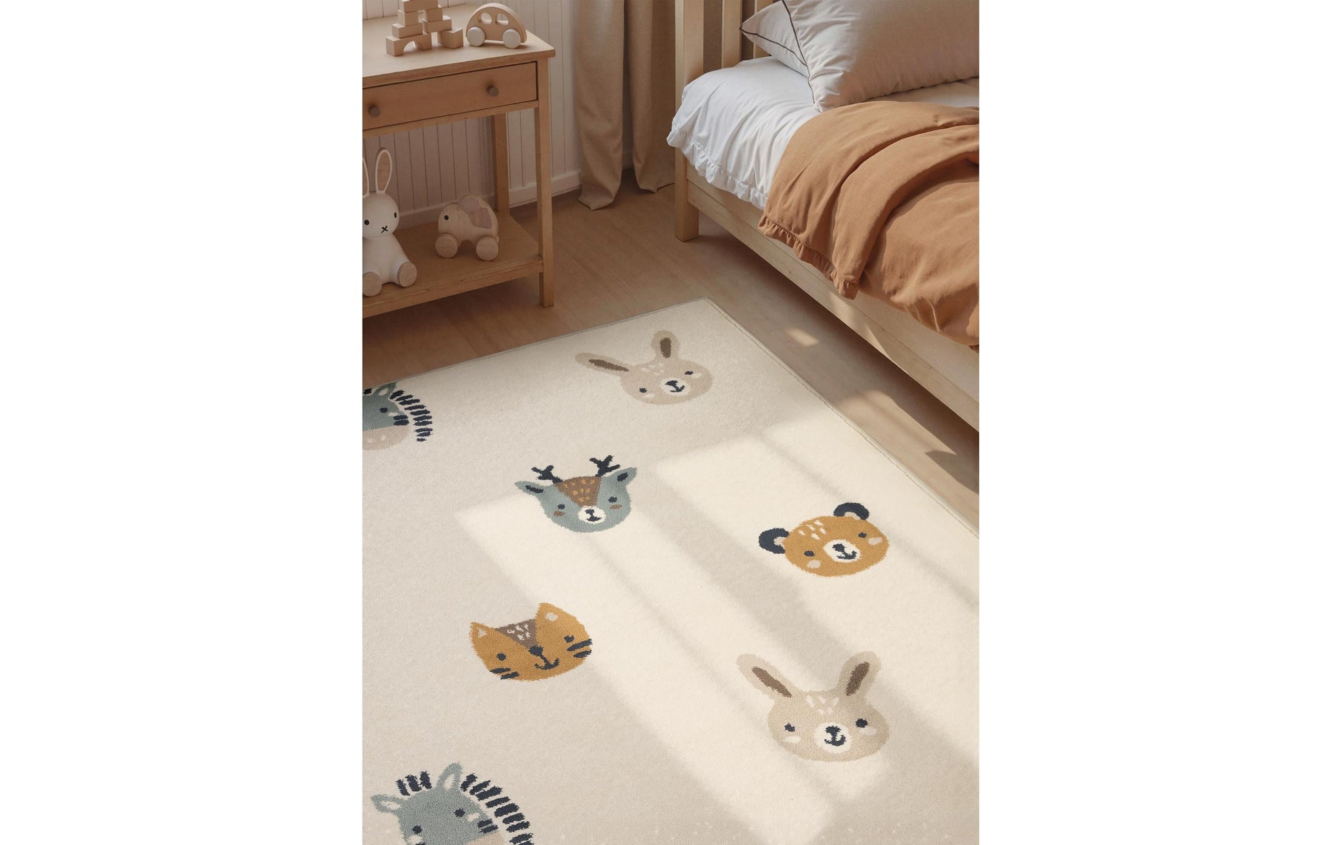 Hanse Home Bodenmatte Tiny Zoo – 120 × 170 cm, Mehrfarbig, Polypropylen