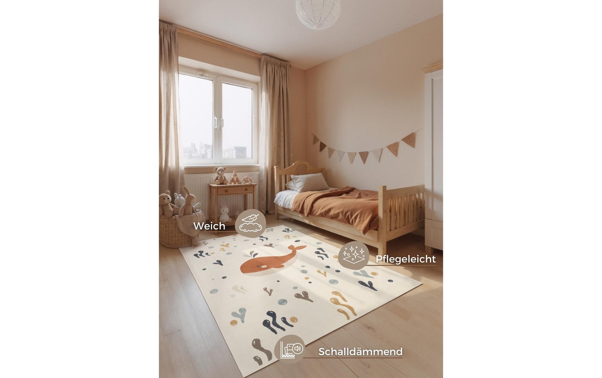 Hanse Home Spielteppich – 120 × 170 cm – Polypropylen, mehrfarbig