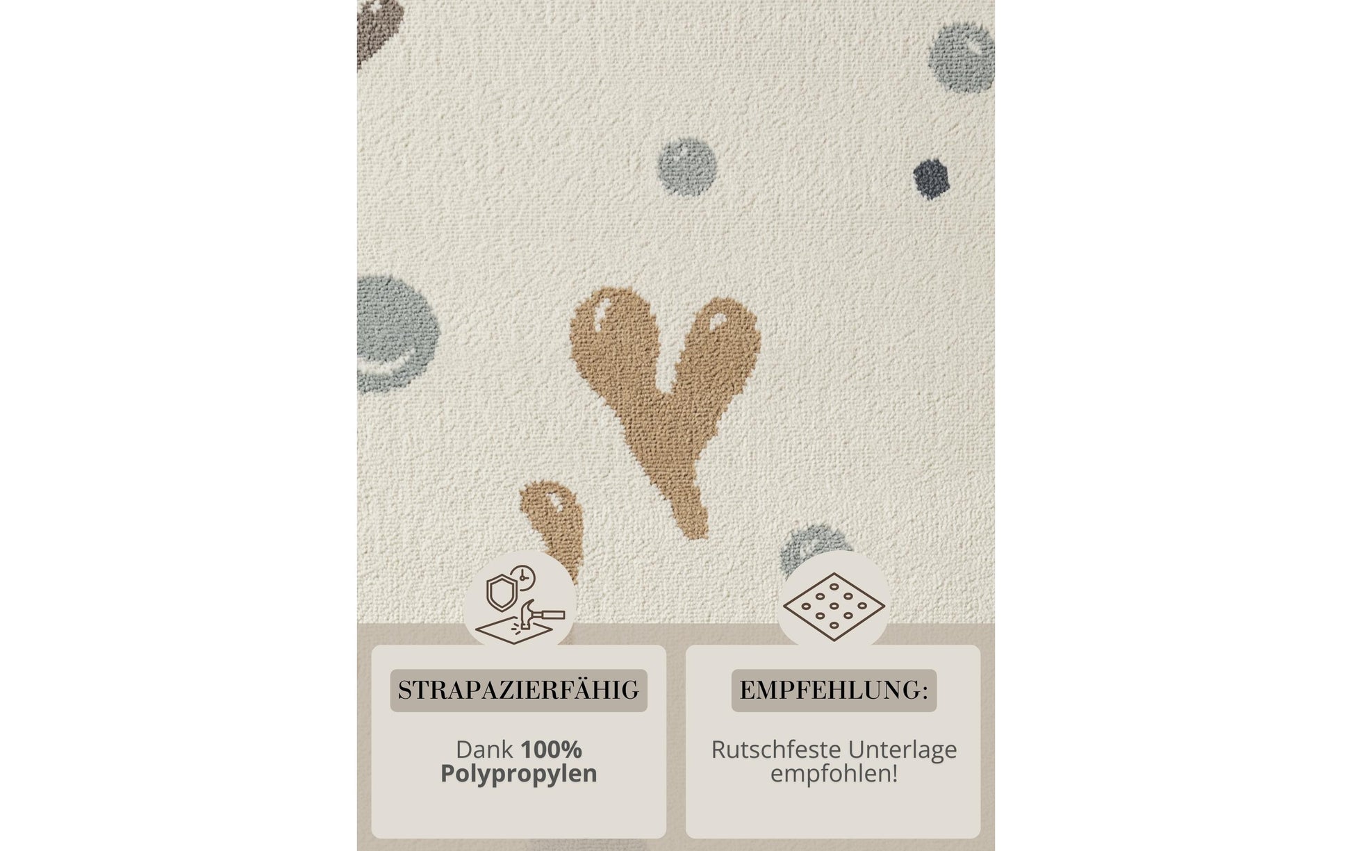 Hanse Home Spielteppich – 120 × 170 cm – Polypropylen, mehrfarbig