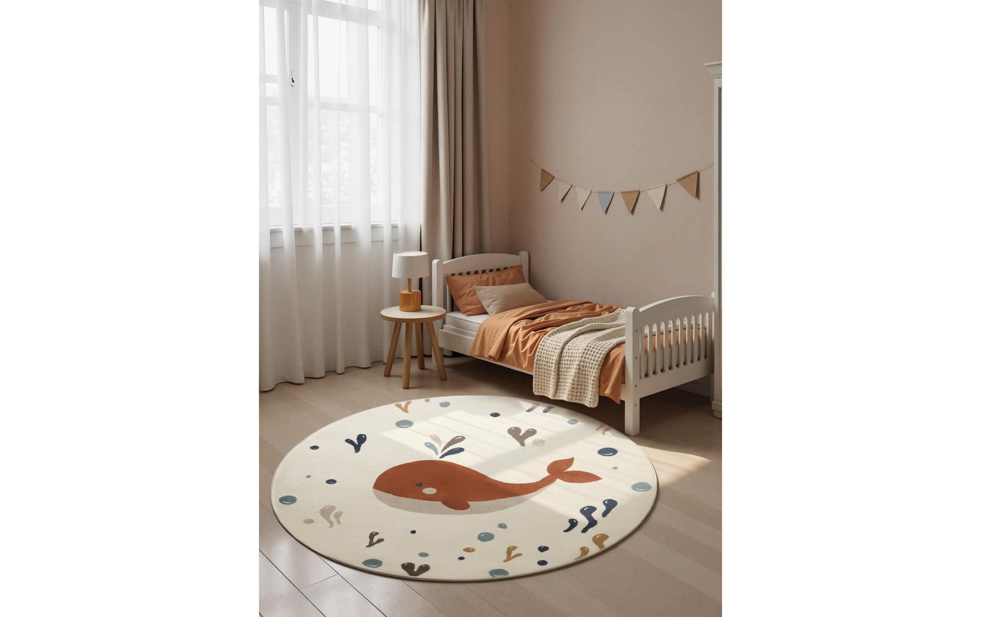 Hanse Home Kinderteppich Moby – 160 cm, Mehrfarbig, Polypropylen