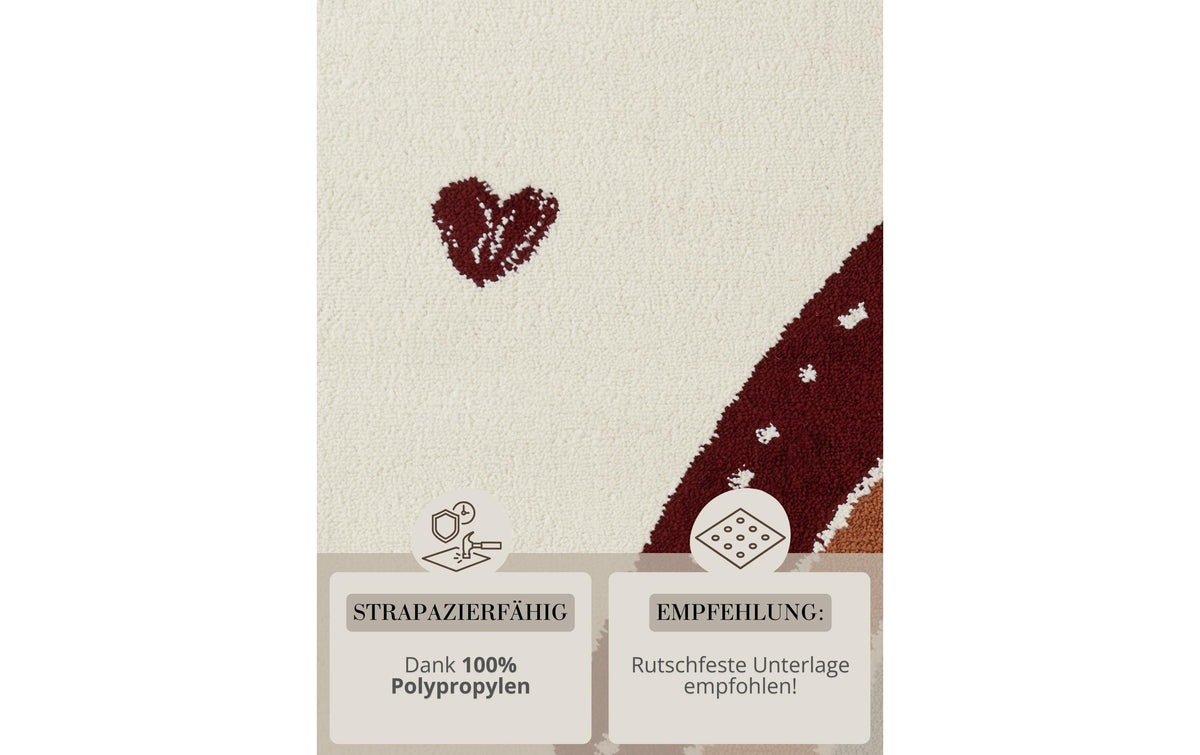Hanse Home Luvy Kinderteppich – 160 × 235 cm – Polypropylen, mehrfarbig