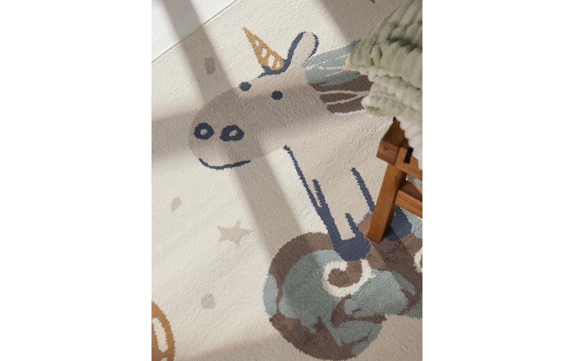 Hanse home Kinderteppich Einhorn – 160 × 235 cm – Polypropylen, mehrfarbig