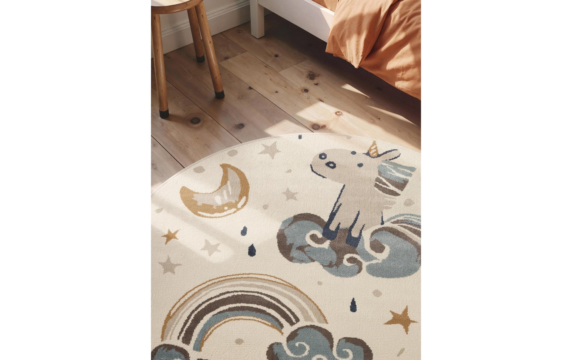 Hanse Home Spielteppich Einhorn – 160 cm, Mehrfarbig, Polypropylen