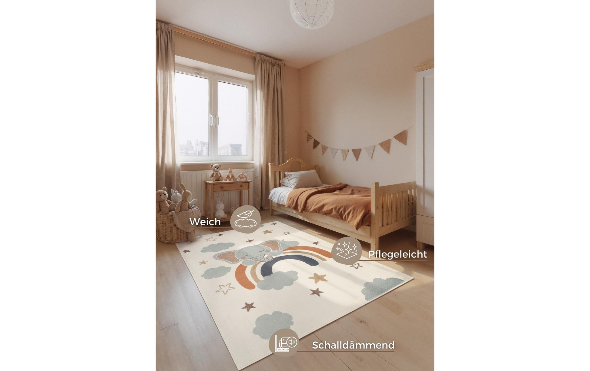 Hanse Home Kinderteppich – 160 × 235 cm – Polypropylen, mehrfarbig