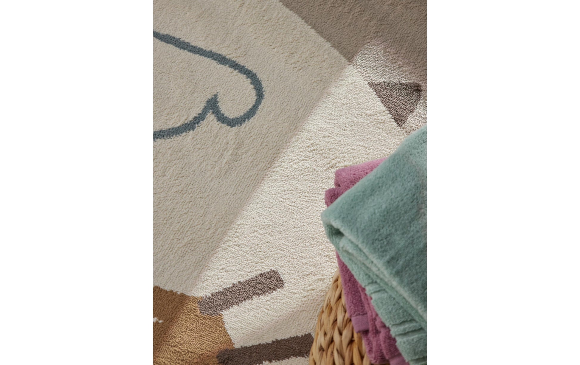 Hanse Home Bodenmatte Dino – 160 cm, Creme, 100% Polypropylen