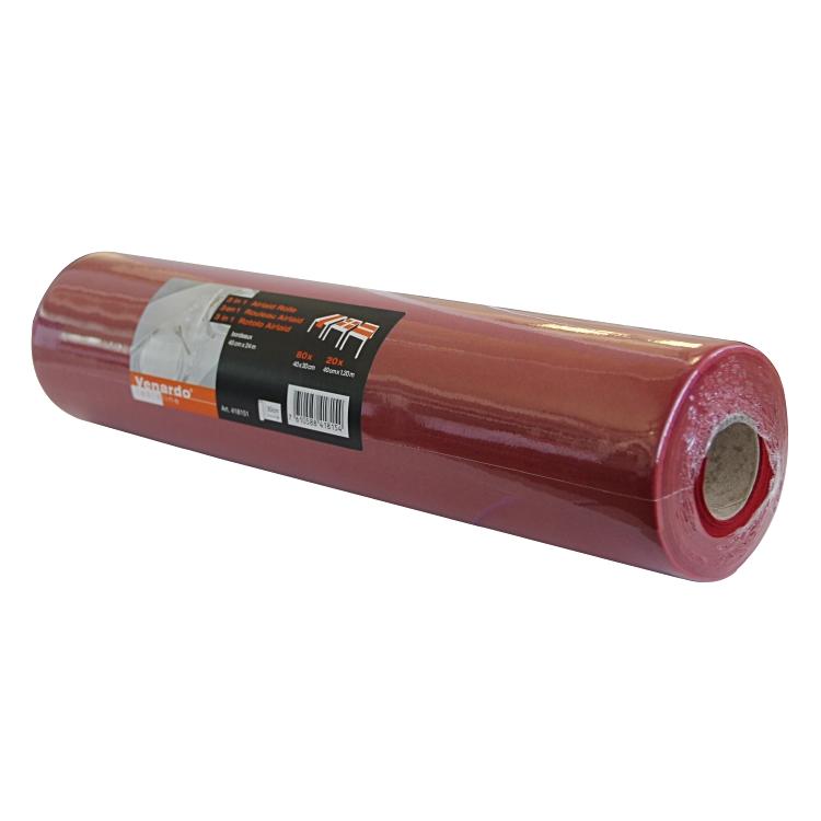 Venardo tableline Venardo Tischläufer auf Rolle – 30 cm×24 m, Papier (Airlaid), Bordeaux
