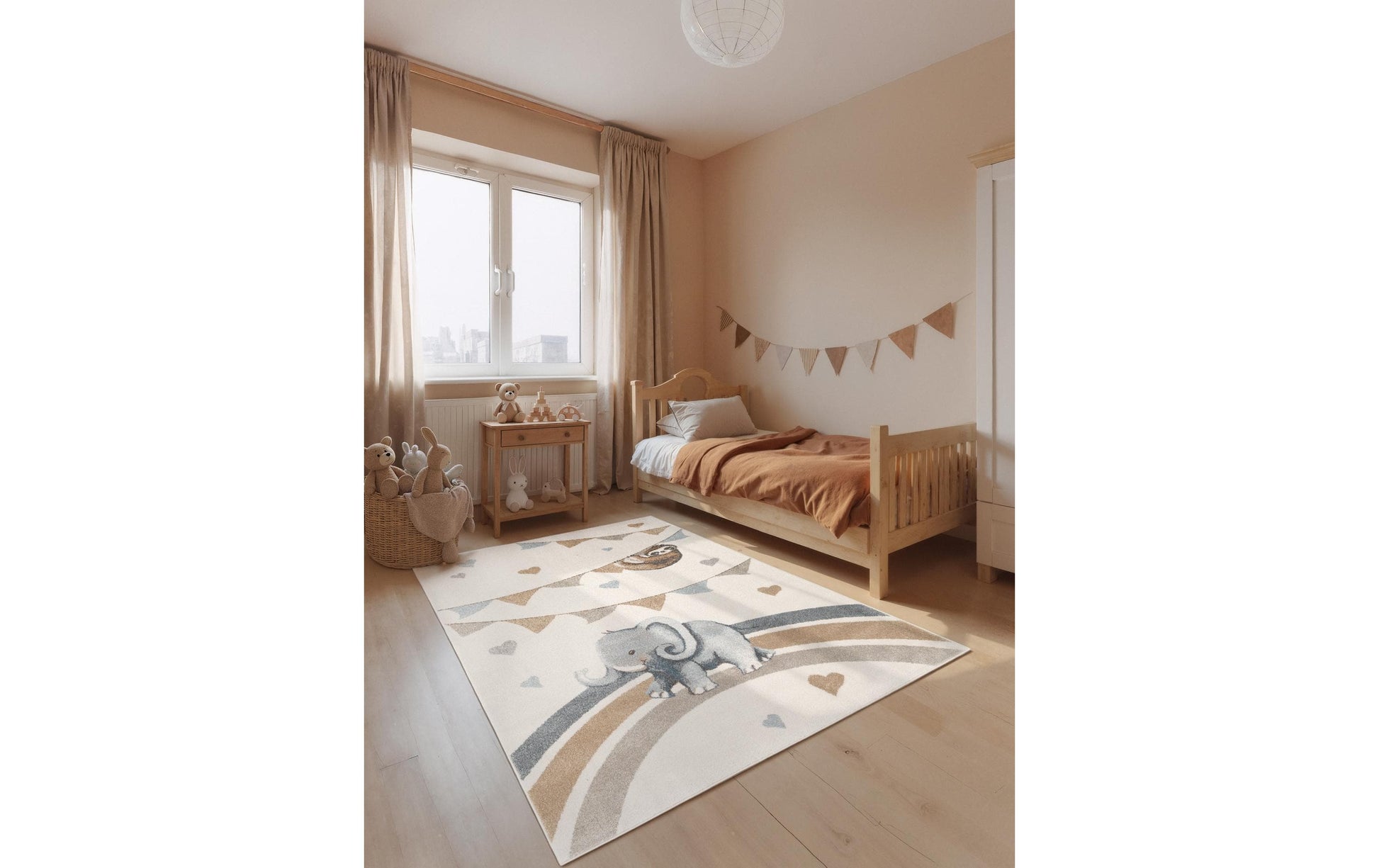 Villeroy & Boch Teppich – 120 × 170 cm – Polypropylen, beige
