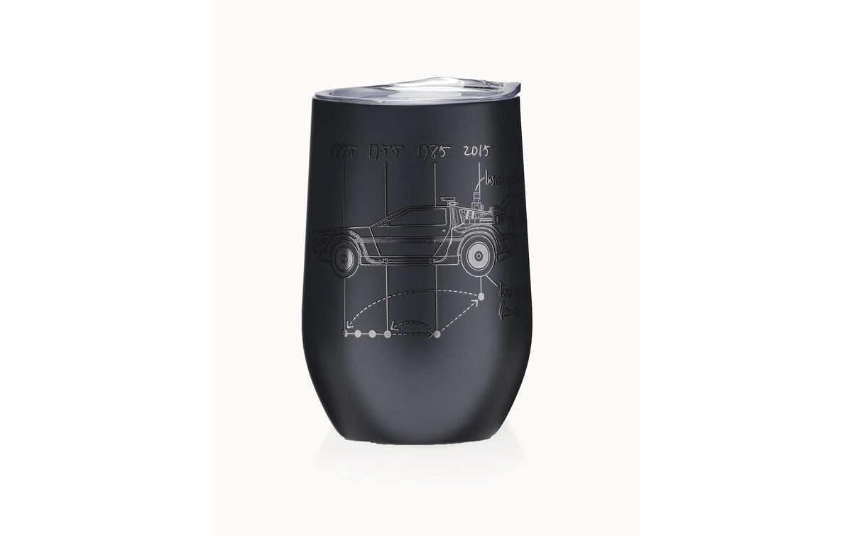 Bioloco Office-Extra Fly Thermobecher 420 ml – Edelstahl, Schwarz