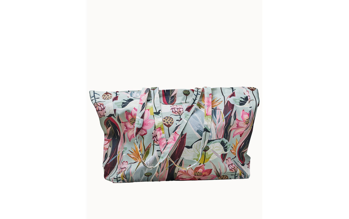 Chic-mic Chic Mic – Stofftasche, Baumwolle, Motiv Botanic Garden, 480×420×140 mm, GOTS