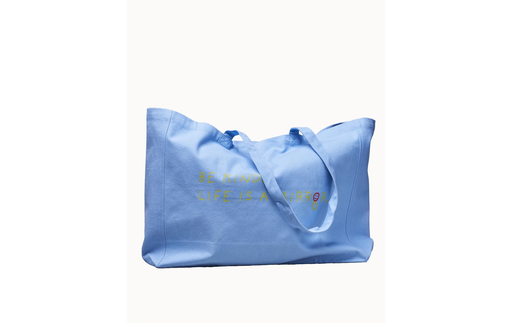 Chic-mic Stofftasche, Baumwolle, Blau, 140×420×480 mm, Innentasche, GOTS