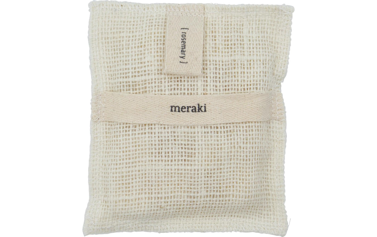 Cisco Meraki Tools Waschhandschuh – Rosmarin – 15,5 × 13 cm – Jute, beige