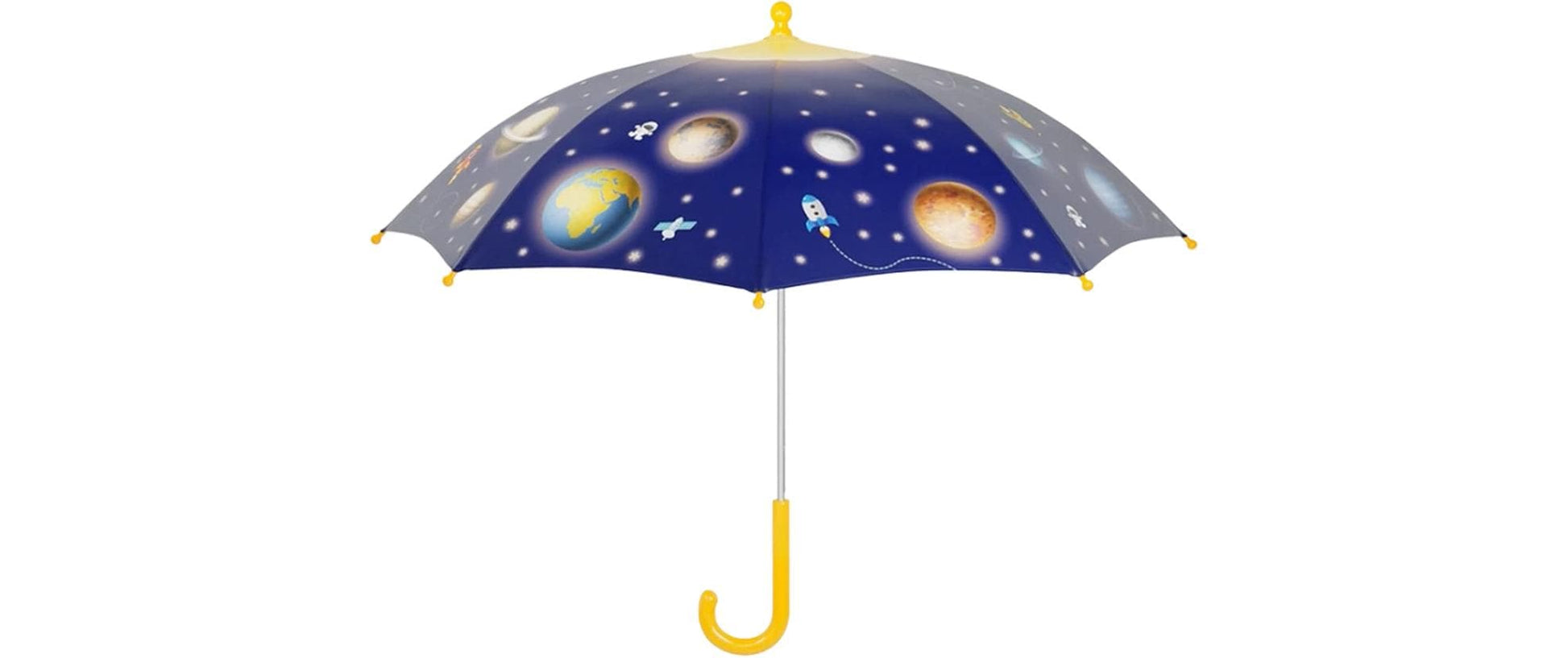 Esschert Design Stockschirm – Ø 70 cm, L 60 cm – dunkelblaue Planeten