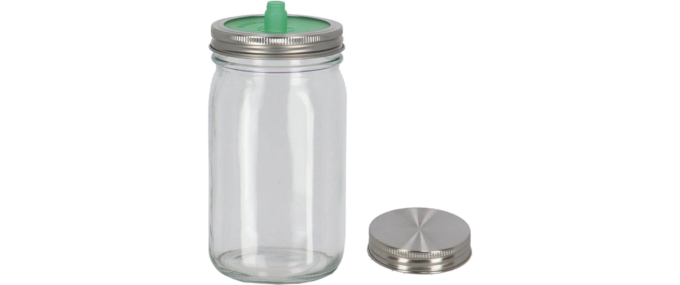 Esschert Design Vorratsdose 775 ml, Ø 9,2 × 18,3 cm, Glas, Transparent