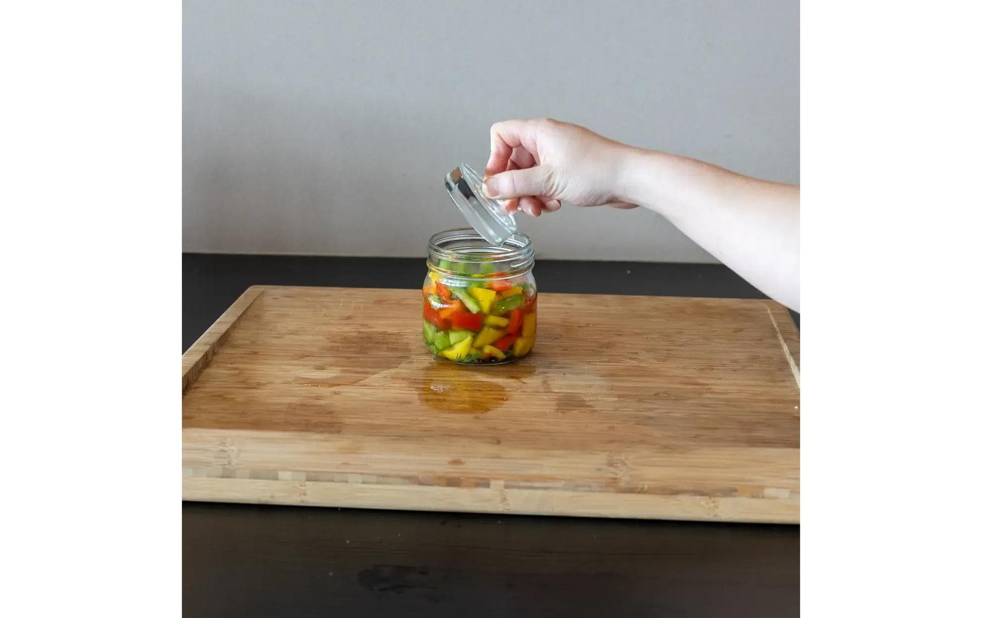 Esschert Design Fermentier-Stampfer Ø 7 × 3,6 cm, Glas, Transparent, für Flaschen