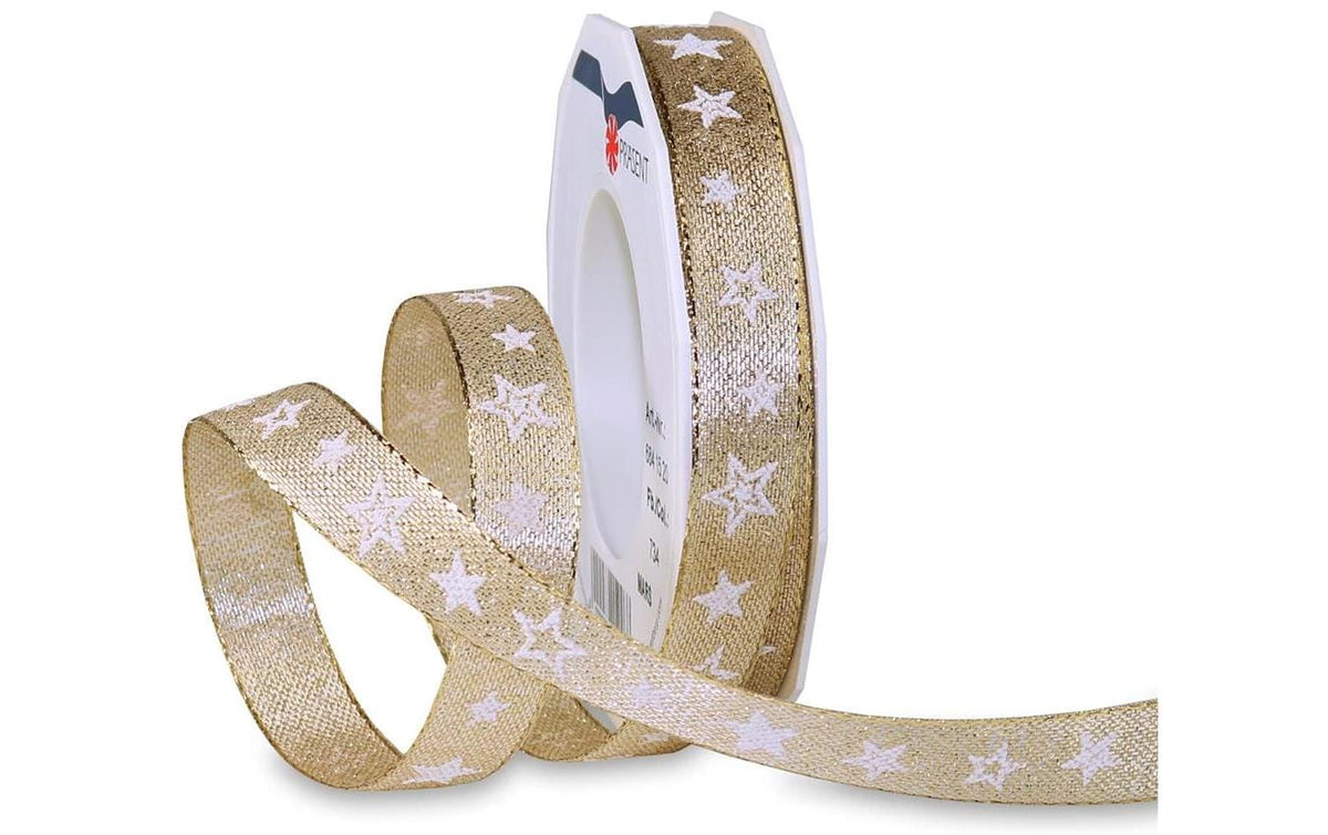 Pattberg Geschenkband, Gold, 15 mm × 20 m, 1 Stk.