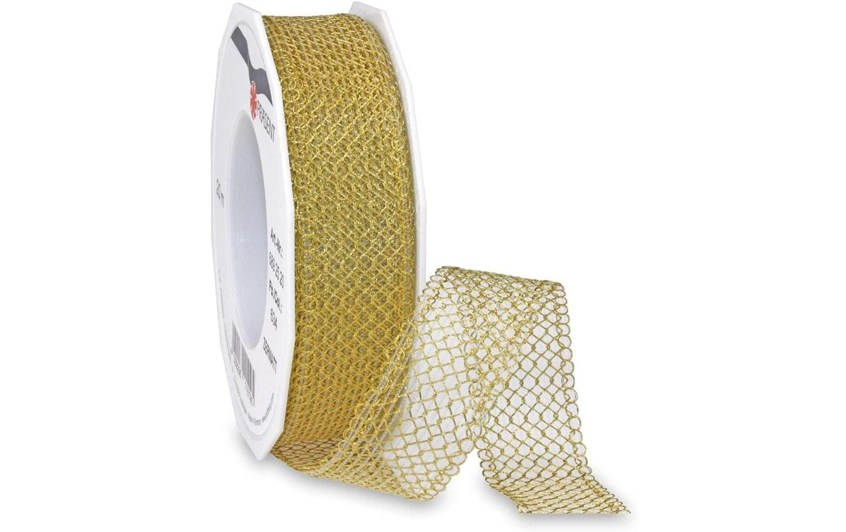 Pattberg Geschenkband, Gold, 25 mm × 50 m, 1 Stk.
