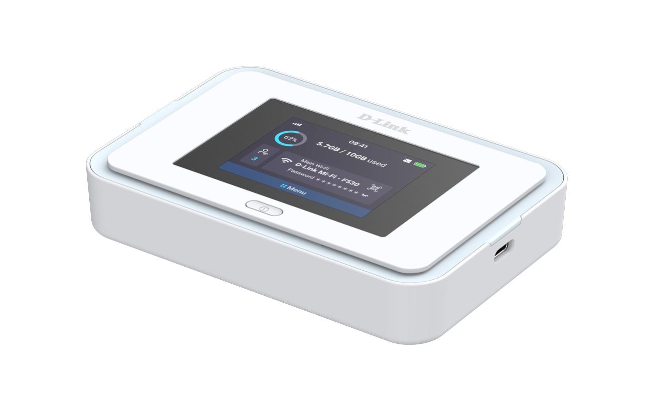 D-Link F530 WLAN-Router – Wi-Fi 6 (AX3000), Dual-Band, USB-C, Akku 5260 mAh