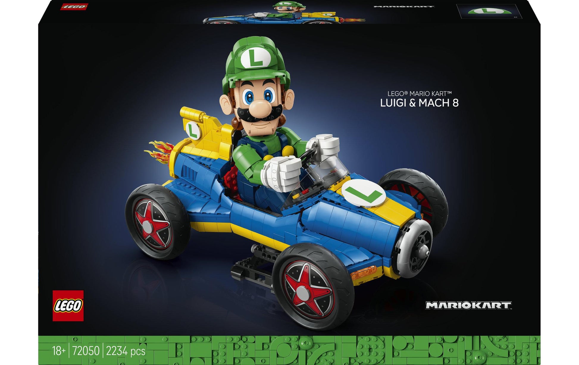 LEGO Super Mario 72050 Fahrzeug – 2234-teilig – 37,8 × 10,3 × 55,5 cm – ab 18 Jahren