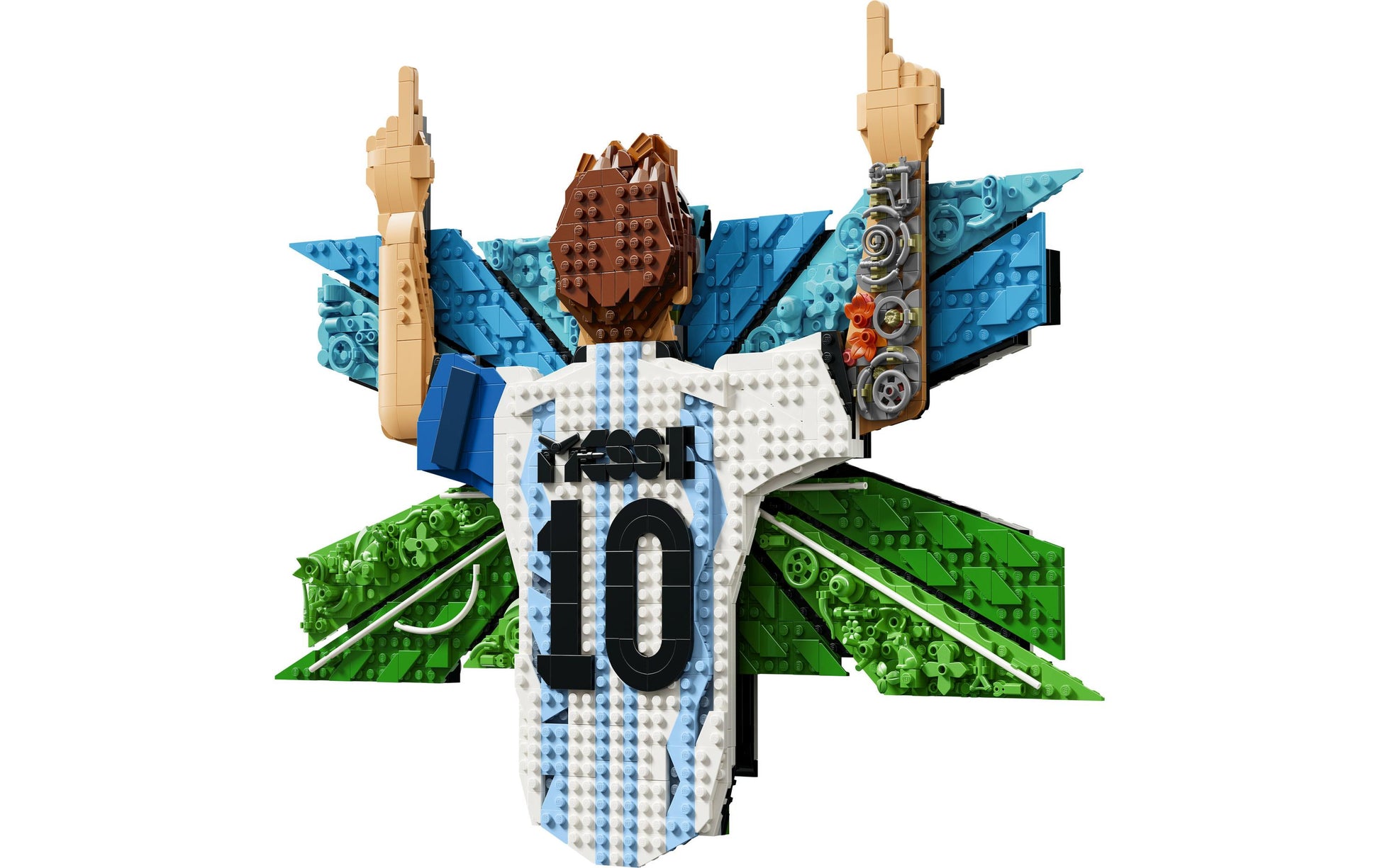 LEGO Editionen Lionel Messi Torjubel 3D-Puzzle – 37,8 × 9,4 × 48 cm – 1427-teilig – ab 14 Jahren