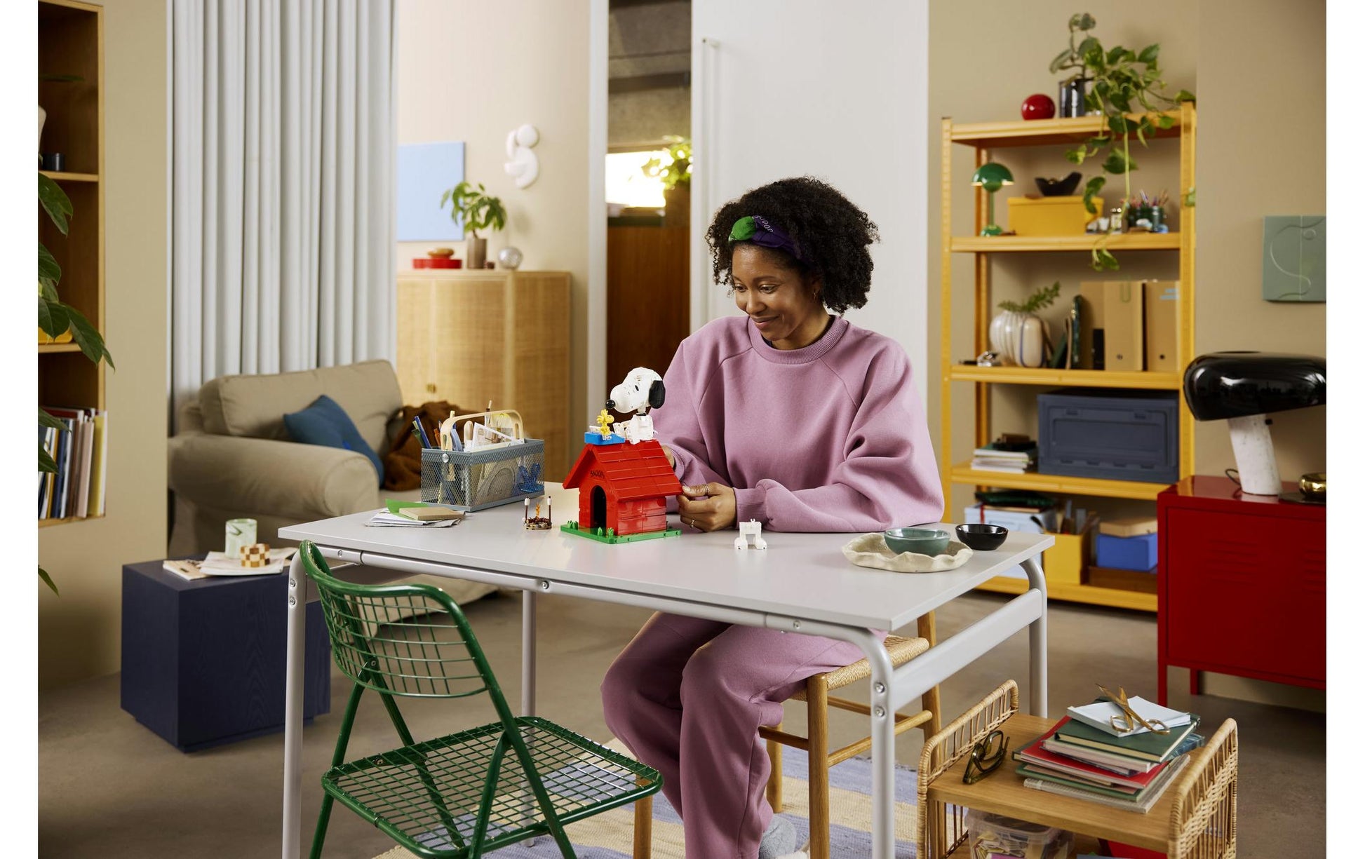 LEGO Ideas Snoopys Hundehütte 3D-Puzzle – Peanuts – 964 Teile – 38,2×9,4×26,2 cm – ab 18 J.