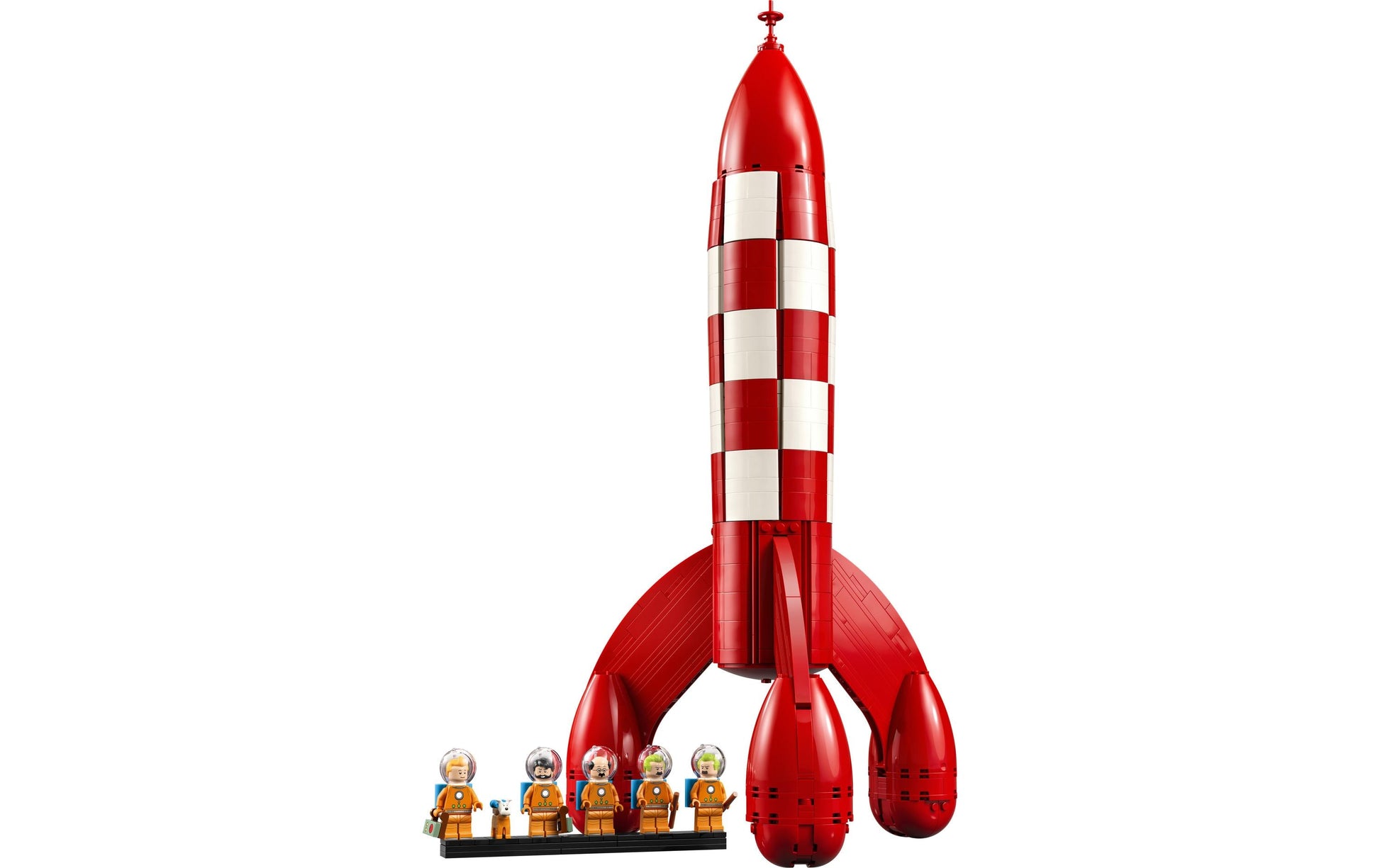 LEGO Ideas Die Mondrakete von Tim und Struppi Bausatz – 1283 Teile – 45,6×8,8×28,2 cm – ab 18 J.