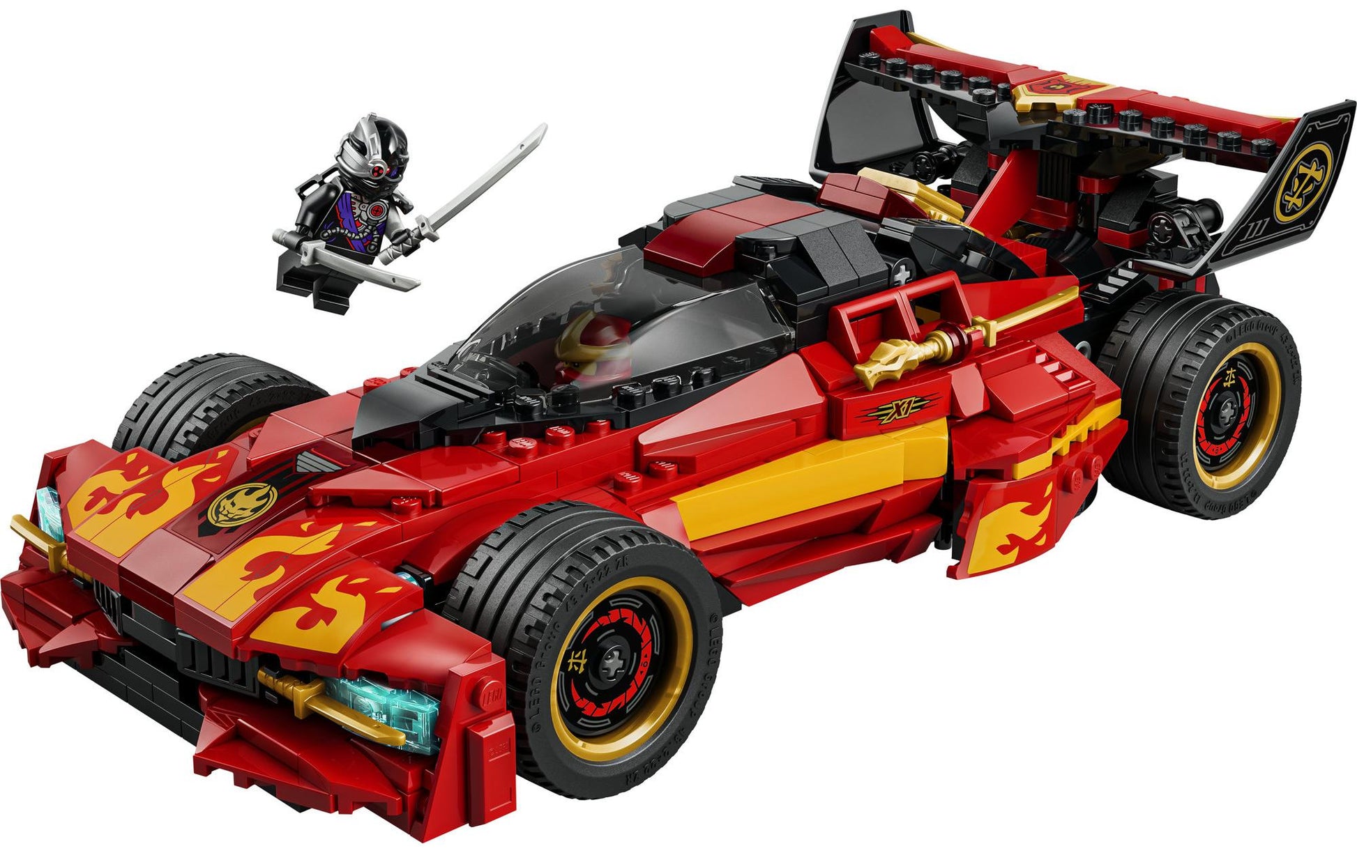 LEGO X-1 Ninja Supercar Baukasten – Ninjago – 691-teilig – 26,2 × 7,05 × 38,2 cm – ab 14 Jahren
