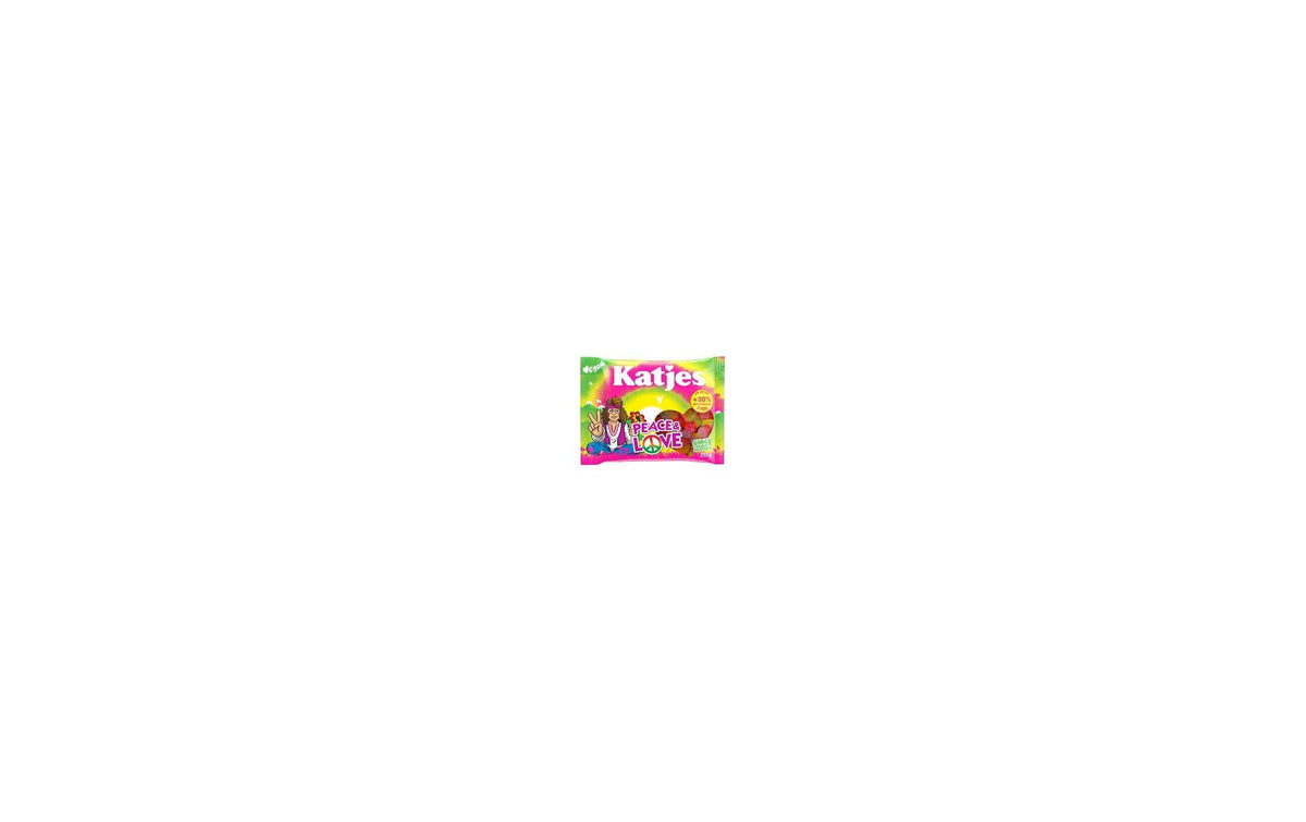 Katjes Peace & Love Gummibonbons – vegan – 210 g