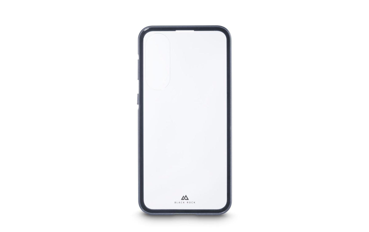 Black rock 360 Grad Glas Backcover – für Samsung Galaxy A57 5G, schwarz/transparent, kratzfest