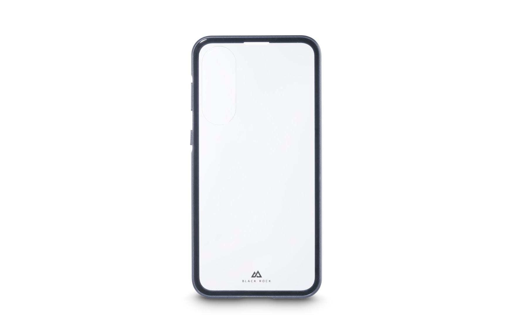 Black rock 360 Grad Glas Backcover – für Samsung Galaxy A57 5G, schwarz/transparent, kratzfest