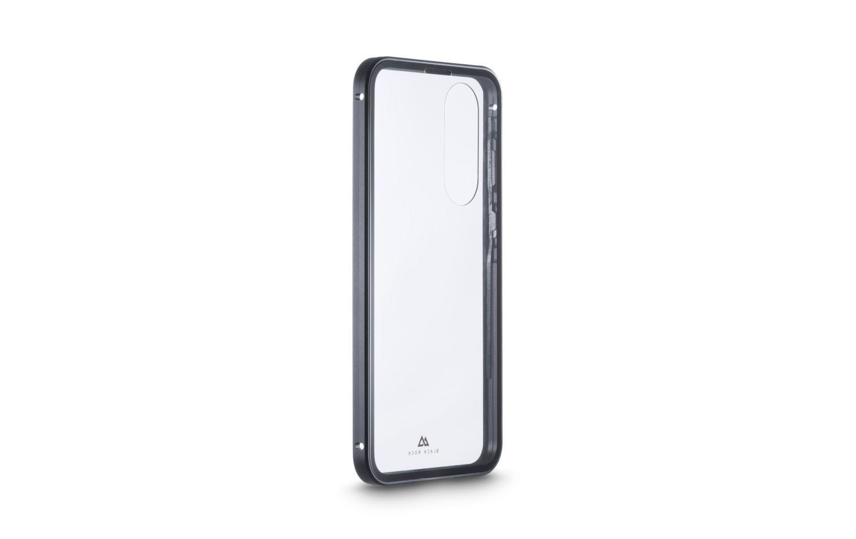 Black rock 360 Grad Glas Backcover – für Samsung Galaxy A57 5G, schwarz/transparent, kratzfest