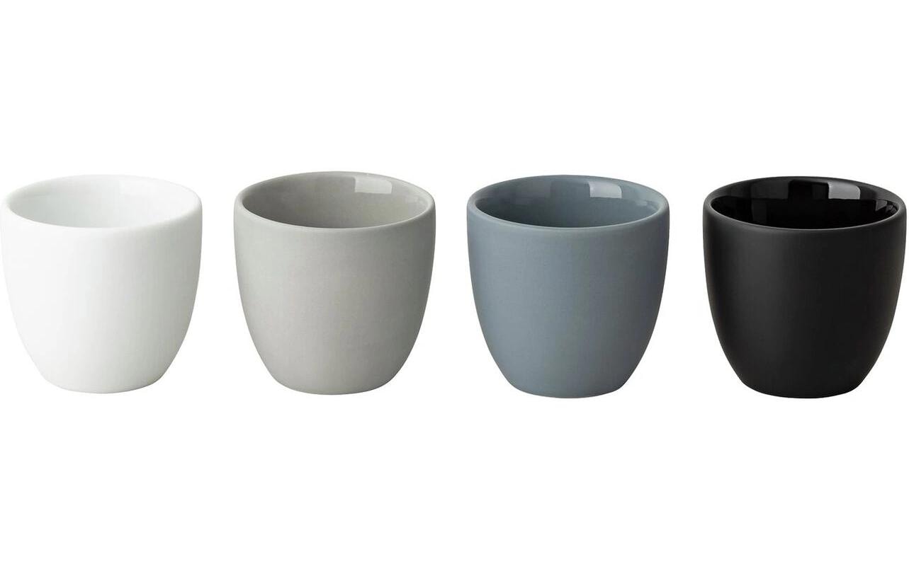 Rosenthal Espressotasse the cup+ – 4er Set, 80 ml, Porzellan, Mehrfarbig, doppelwandig, spülmaschinenfest